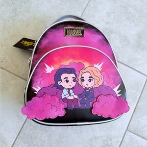 NEW ✨ Loki Sylvie Marvel Pink and Black Mini Backpack